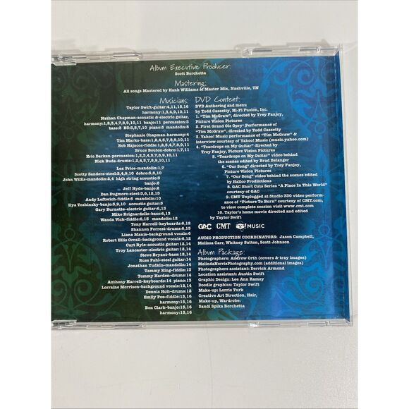 Taylor Swift Self-titled 2007 CD and DVD Deluxe Limited Edition with Lenticular - Picture 9 of 12